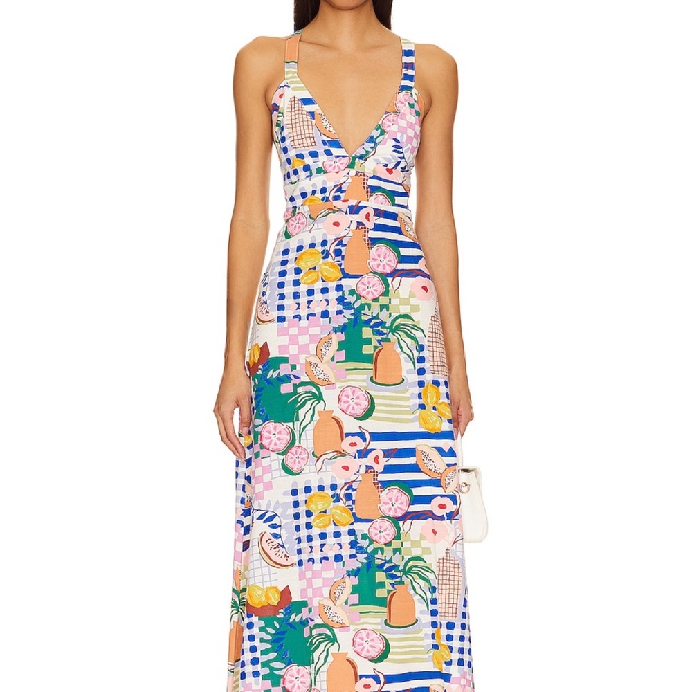 minkpink al fresco midi dress